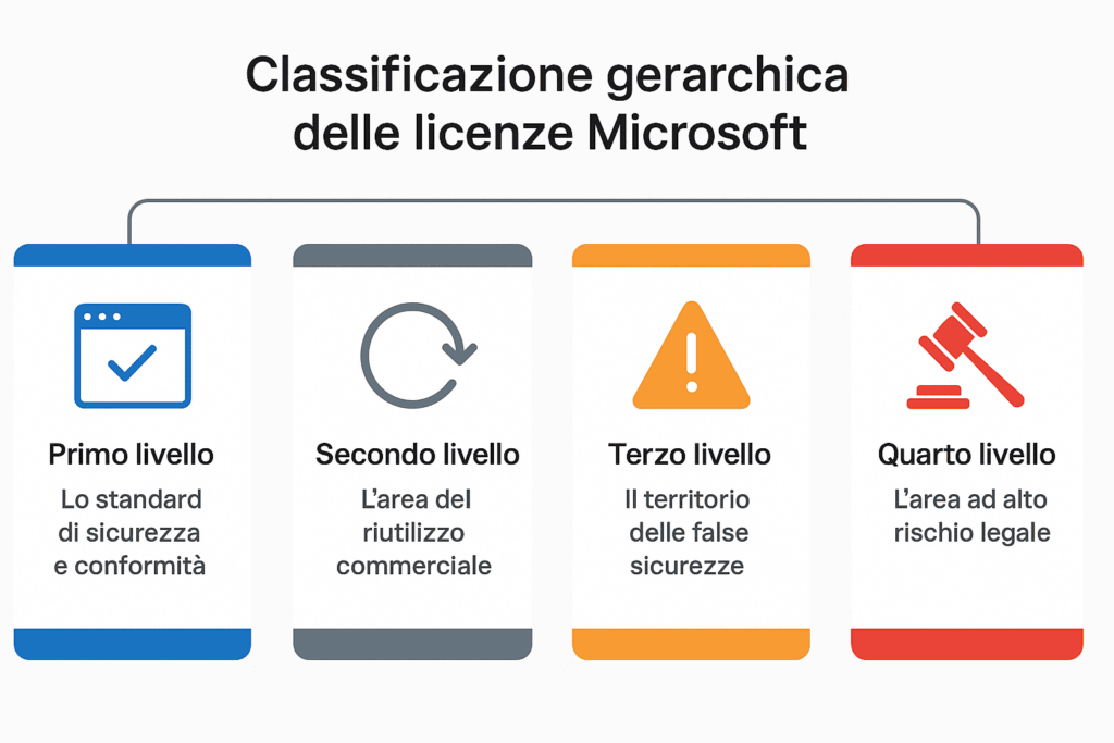 Classificazione gerarchica delle licenze Microsoft(1)