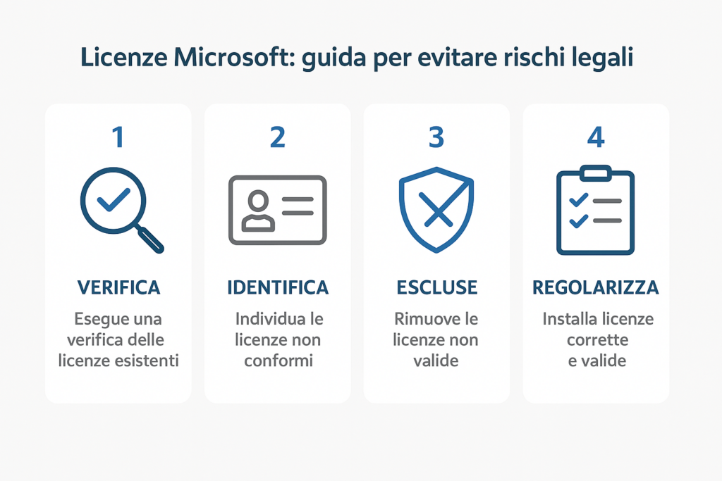Licenze Microsoft - guida per evitare rischi legali