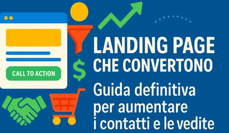 Landing page che convertono: la guida definitiva per aumentare contatti e vendite