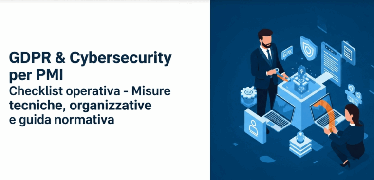 GDPR e cybersecurity per PMI